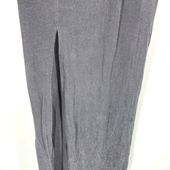 Show Me Your MuMu Amanda Maxi Dress Dancing Queen Shine Smoke Medium NWT - Picture 7 of 10